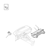Запчасти Geely Coolray Поколение I (2018)  — Блок управления отопителем и кондиционером — схема