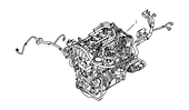 Двигатель в сборе (JLE-4G18TD-B06) Geely Atlas — схема