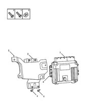 Блок управления двигателем (JLE-4T18) Geely Emgrand GT — схема