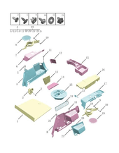 Запчасти Geely Tugella Поколение I — рестайлинг (2022)  — Обшивка багажного отсека (багажника) (MODEL YEAR 2022) — схема