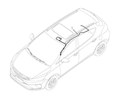 Проводка потолка (FE-7JD) Geely GS — схема