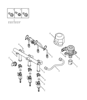Запчасти Geely Coolray Поколение I (2018)  — Система впрыска — схема