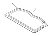 Запчасти Geely Coolray Поколение I — рестайлинг (2022)  — Обшивка багажного отсека (багажника) — схема