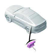 Запчасти Geely Tugella Поколение I — рестайлинг (2022)  — Плафон освещения багажного отсека (багажника) и подсветка номерного знака — схема