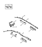 Запчасти Geely Emgrand X7 Поколение I — рестайлинг II (2018)  — Подушки безопасности (1) — схема