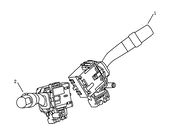 Подрулевые переключатели (1) Geely Emgrand X7 — схема