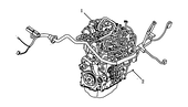 Запчасти Geely Emgrand GT Поколение I (2015)  — Двигатель в сборе (JLE-4T18) — схема