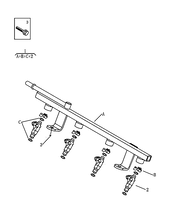 Система впрыска (JLC-4G18) Geely Emgrand X7 — схема