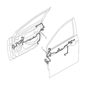 Запчасти Geely GS Поколение I — рестайлинг (2019)  — Проводка передней двери (FE-7JD) — схема