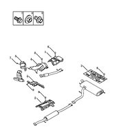 Теплоизоляция моторного отсека и глушителя (2) Geely Emgrand X7 — схема