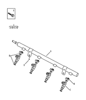 Система впрыска (JLD-4G20) Geely Emgrand X7 — схема