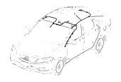 Запчасти Geely Emgrand GT Поколение I (2015)  — Проводка кузова — схема