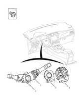 Подрулевые переключатели (FE-7JD) Geely GS — схема