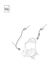 Запчасти Geely Coolray Поколение I (2018)  — Датчик содержания кислорода — схема