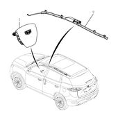 Подушка безопасности водителя (Airbag) Geely Atlas Pro — схема
