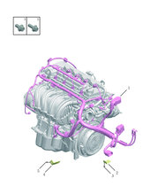 Проводка двигателя (5MT) Geely Emgrand 7 — схема
