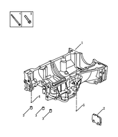 Коленчатый вал и маховик ([4G20]) Geely Emgrand X7 — схема