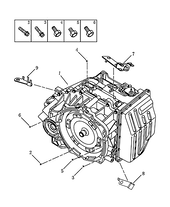 Автоматическая коробка передач (АКПП) (DSI575F6) Geely Atlas — схема