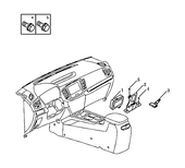 Запчасти Geely Emgrand X7 Поколение I — рестайлинг II (2018)  — Блок и датчик контроля давления в шинах ([4G18]) — схема
