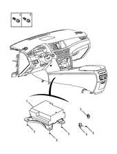 Запчасти Geely Emgrand GT Поколение I (2015)  — Блок управления подушками безопасности (Airbag) — схема