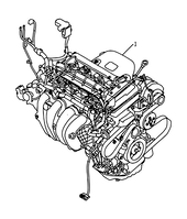 Запчасти Geely Emgrand X7 Поколение I — рестайлинг II (2018)  — Двигатель в сборе (4G20) — схема