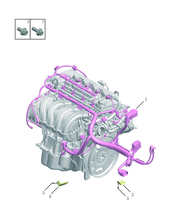 Запчасти Geely Emgrand 7 Поколение IV (2021)  — Проводка двигателя (CVT) — схема