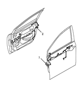 Запчасти Geely GS Поколение I (2017)  — Проводка передней двери — схема