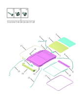 Люк (SUPPLIER CODE: 513014) Geely Tugella — схема