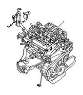 Запчасти Geely Emgrand X7 Поколение I — рестайлинг II (2018)  — Двигатель в сборе (JLC4G18) — схема