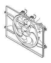 Вентилятор радиатора охлаждения (FE-7) Geely GS — схема