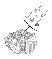 Запчасти Geely Emgrand GT Поколение I (2015)  — Автоматическая коробка передач (АКПП) — схема