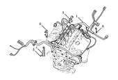 Запчасти Geely Emgrand GT Поколение I (2015)  — Проводка двигателя (JLD-4G24) — схема