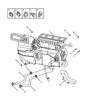 Запчасти Geely Emgrand GT Поколение I (2015)  — Система кондиционирования — схема