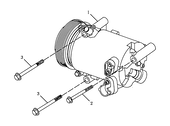 Запчасти Geely Emgrand GT Поколение I (2015)  — Компрессор и трубки кондиционера (4G24, 4T18) — схема