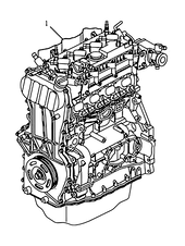Запчасти Geely Emgrand GT Поколение I (2015)  — Двигатель (JLE-4T18) — схема