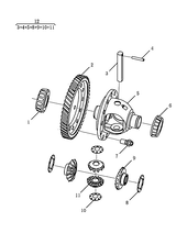 Дифференциал (BJ6) Geely GS — схема