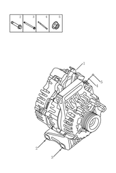 Генератор (1) Geely Atlas Pro — схема