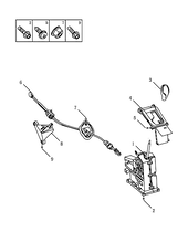 Механизм переключения передач (6DCT) Geely GS — схема