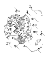 Запчасти Geely GS Поколение I — рестайлинг (2019)  — Автоматическая коробка передач (АКПП) (FE-7JD、6DCT) — схема