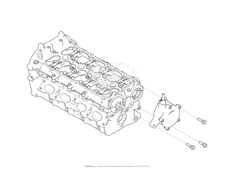 Вакуумный насос Haval F7x — схема