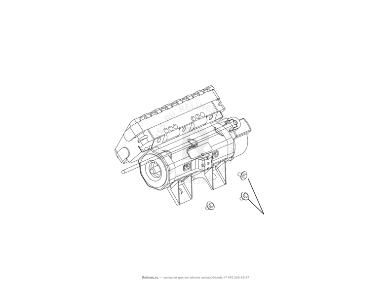 Запчасти Great Wall Hover H3 Поколение I — рестайлинг (2014) 2.0л, турбо, 4×4 — Подушка безопасности переднего пассажира (Airbag) — схема