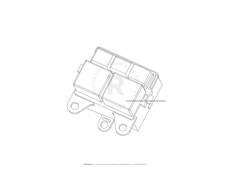 Запчасти Great Wall Hover H3 Поколение I (2010) 2.4л, 4×4 — Блок предохранителей, предохранители и реле (4) — схема