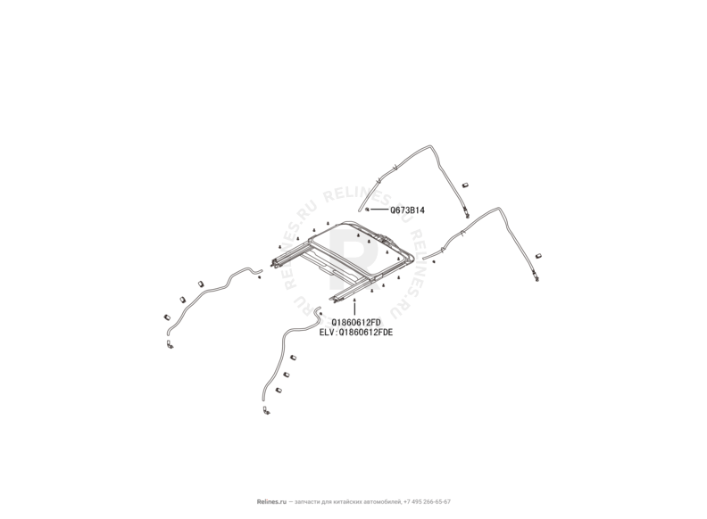 Люк Great Wall Hover H5 — схема