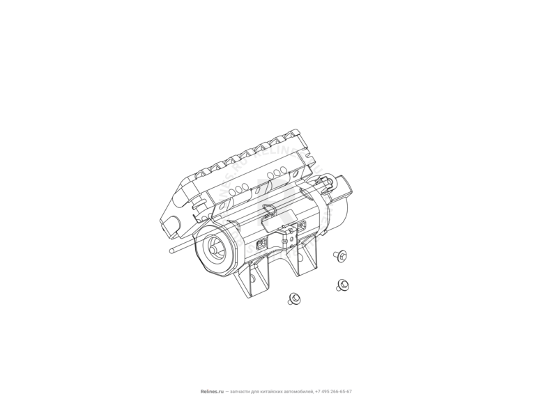 Запчасти Great Wall Hover H5 Поколение I (2010) 2.4л, бензин, 4x4, МКПП — Подушка безопасности переднего пассажира (Airbag) — схема