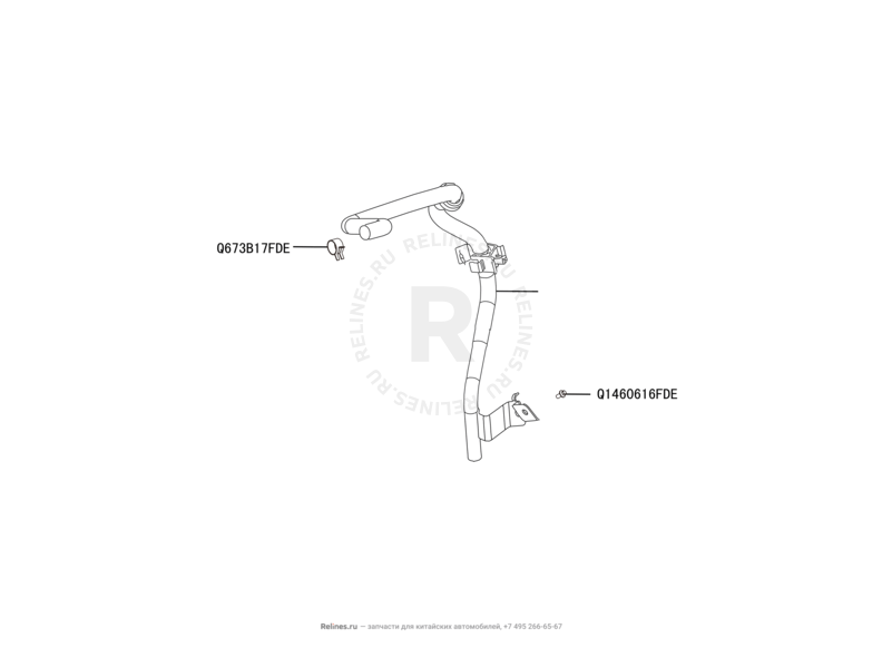 Запчасти Haval H6 Coupe Поколение I (2015) 2.0л, 4x2, МКПП — Отопитель салона — схема