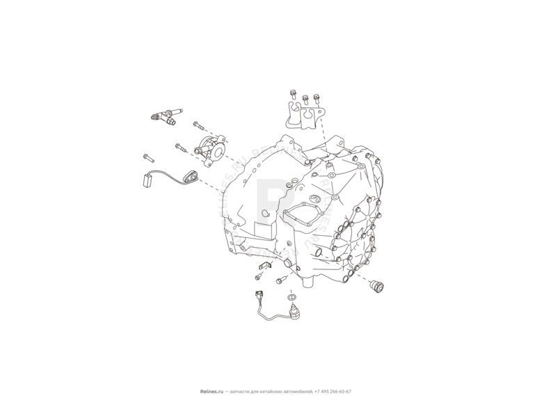 Запчасти Great Wall Hover H6 Поколение I (2011) 2.0л, дизель, 4х4, МКПП — Выжимной подшипник сцепления — схема