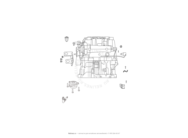 Запчасти Great Wall Hover H6 Поколение I (2011) 1.5л, бензин, 4x2, МКПП — Выжимной подшипник сцепления — схема