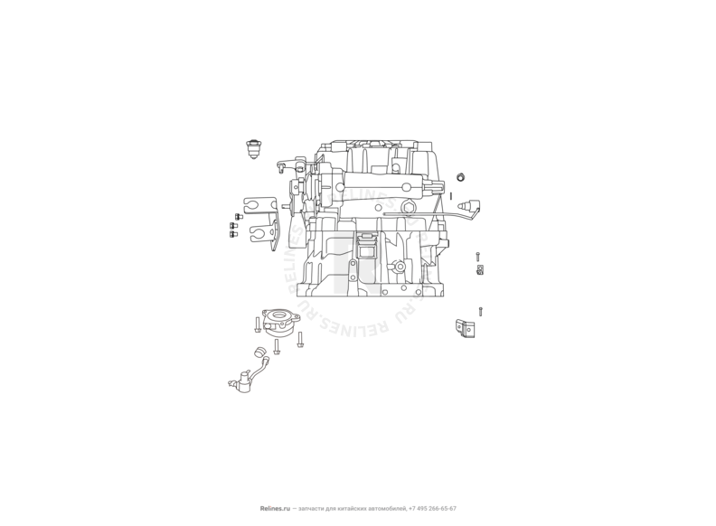 Запчасти Great Wall Hover H6 Поколение I (2011) 1.5л, бензин, 4x2, МКПП — Выжимной подшипник сцепления — схема