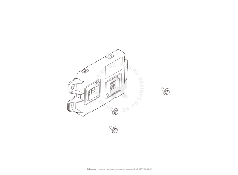 Запчасти Great Wall Wingle 7 Поколение I (2018) 4x4 — Блок управления кузовной электроникой — схема