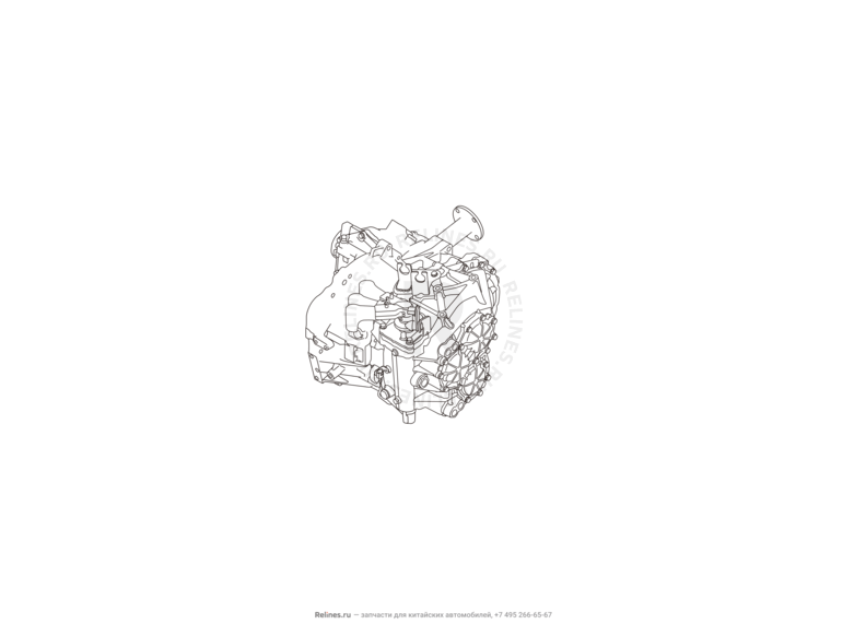 Запчасти Haval H2 Поколение I (2014) 4x4, МКПП (CC7150FM20) — Трансмиссия (коробка переключения передач, КПП) — схема